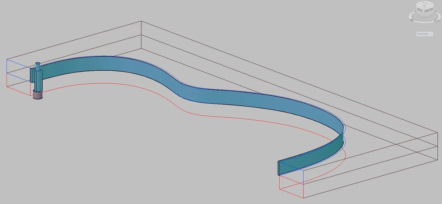 Area to be routed
